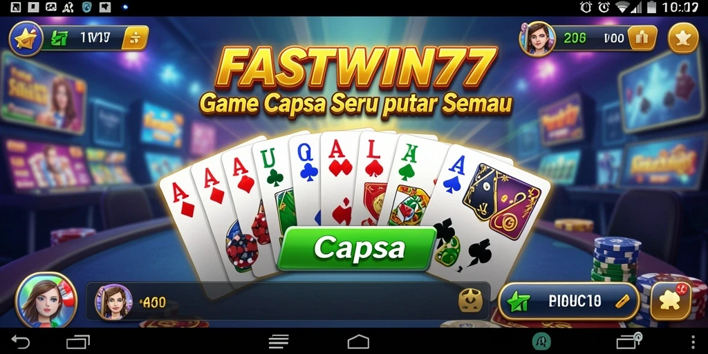 Tampilan antarmuka FASTWIN77 yang menarik dan fungsional.