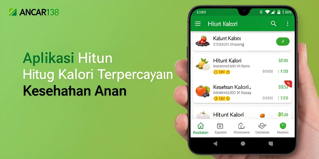 Antarmuka pengguna LANCAR138 yang menampilkan fungsi Hitung Kalori.