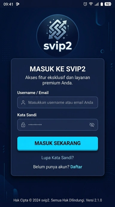 Masuk Akun svip2 untuk Pengguna Android